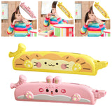 Maxbell Kids Harmonica Whistle Lovely Washable Mouth Organ for Classroom Party Stage yellow