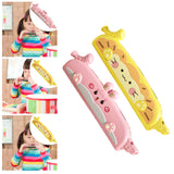 Maxbell Kids Harmonica Whistle Lovely Washable Mouth Organ for Classroom Party Stage yellow