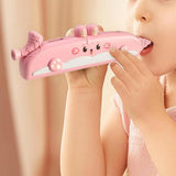 Maxbell Kids Harmonica Whistle Lovely Washable Mouth Organ for Classroom Party Stage yellow
