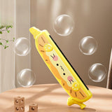 Maxbell Kids Harmonica Whistle Lovely Washable Mouth Organ for Classroom Party Stage yellow