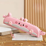 Maxbell Kids Harmonica Whistle Lovely Washable Mouth Organ for Classroom Party Stage pink