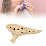 Maxbell 12 Hole Ocarina Practical Elegant Resin Accessory Crafts Instrument Gift for Yellow