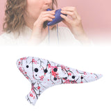 Maxbell 12 Hole Ocarina Practical Elegant Resin Accessory Crafts Instrument Gift for Red