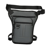 Maxbell Thigh Drop Leg Bag Motorcycle Trendy Sport Pack for Outdoor Riding Traveling Gray