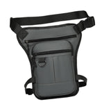 Maxbell Thigh Drop Leg Bag Motorcycle Trendy Sport Pack for Outdoor Riding Traveling Gray