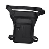 Maxbell Thigh Drop Leg Bag Motorcycle Trendy Sport Pack for Outdoor Riding Traveling Black