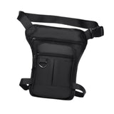 Maxbell Thigh Drop Leg Bag Motorcycle Trendy Sport Pack for Outdoor Riding Traveling Black