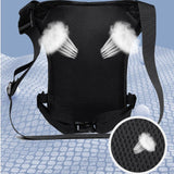 Maxbell Thigh Drop Leg Bag Motorcycle Trendy Sport Pack for Outdoor Riding Traveling Black
