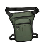Maxbell Thigh Drop Leg Bag Motorcycle Trendy Sport Pack for Outdoor Riding Traveling Green