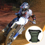 Maxbell Thigh Drop Leg Bag Motorcycle Trendy Sport Pack for Outdoor Riding Traveling Green