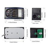 Maxbell Preamp Accessories Pres/treb/midd.2/midd.1/Bass Instrument EQ Pickup