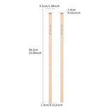 Maxbell 2x Drum Mallet 15inch Anti Slip Percussion Stick for Drums Stage Performance
