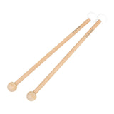 Maxbell 2 Pieces Drum Mallet Felt Head Percussion Mallet for Drums Stage Performance