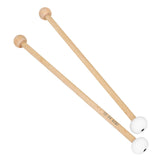 Maxbell 2 Pieces Drum Mallet Felt Head Percussion Mallet for Drums Stage Performance