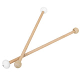 Maxbell 2 Pieces Drum Mallet Felt Head Percussion Mallet for Drums Stage Performance