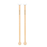 Maxbell 2 Pieces Drum Mallet Felt Head Percussion Mallet for Drums Stage Performance