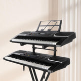 Maxbell Piano Keyboard Stand Second Tier Stacking Keyboards Iron Electric Piano Rack