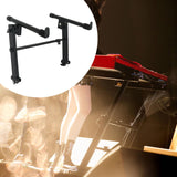 Maxbell Piano Keyboard Stand Second Tier Stacking Keyboards Iron Electric Piano Rack