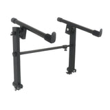 Maxbell Piano Keyboard Stand Second Tier Stacking Keyboards Iron Electric Piano Rack