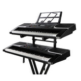 Maxbell Piano Keyboard Stand Second Tier Stacking Keyboards Iron Electric Piano Rack