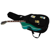 Maxbell 41" Electric Guitar Bag Waterproof Large Front Pocket Thick Padding Backpack