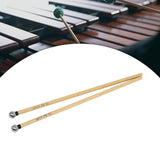 Maxbell 2Pcs Percussion Drumstick Mallet Percussion Mallets for Marimba Glockenspiel