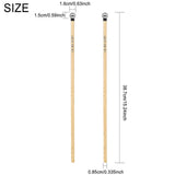 Maxbell 2Pcs Percussion Drumstick Mallet Percussion Mallets for Marimba Glockenspiel