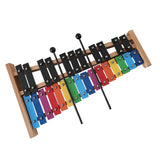 Maxbell 27 Note Xylophone Wooden Full Size Glockenspiel for Travel Parties Classroom