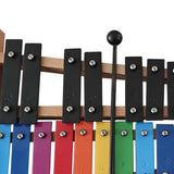 Maxbell 27 Note Xylophone Wooden Full Size Glockenspiel for Travel Parties Classroom