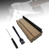 Maxbell Guitar Fret End Beveling File Multiuse Luthier Tool for Bass Guitar Rounding Type A