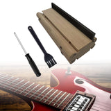 Maxbell Guitar Fret End Beveling File Multiuse Luthier Tool for Bass Guitar Rounding Type A