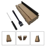 Maxbell Guitar Fret End Beveling File Multiuse Luthier Tool for Bass Guitar Rounding Type A