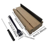 Maxbell Guitar Fret End Beveling File Multiuse Luthier Tool for Bass Guitar Rounding Type A