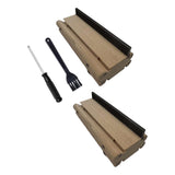 Maxbell Guitar Fret End Beveling File Multiuse Luthier Tool for Bass Guitar Rounding Type A