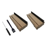Maxbell Guitar Fret End Beveling File Multiuse Luthier Tool for Bass Guitar Rounding Type A