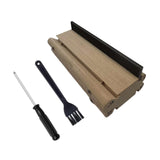 Maxbell Guitar Fret End Beveling File Multiuse Luthier Tool for Bass Guitar Rounding Type A