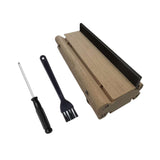 Maxbell Guitar Fret End Beveling File Multiuse Luthier Tool for Bass Guitar Rounding Type A