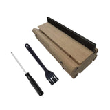Maxbell Guitar Fret End Beveling File Multiuse Luthier Tool for Bass Guitar Rounding Type A