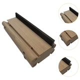Maxbell Guitar Fret End Beveling File Multiuse Luthier Tool for Bass Guitar Rounding Type B