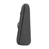 Electric Bass Bag Travel Stowable Shoulder Straps 30mm Padding Carrying Case Gray