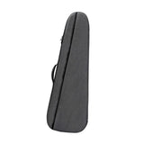 Electric Bass Bag Travel Stowable Shoulder Straps 30mm Padding Carrying Case Gray