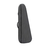 Electric Bass Bag Travel Stowable Shoulder Straps 30mm Padding Carrying Case Gray