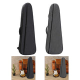 Electric Bass Bag Travel Stowable Shoulder Straps 30mm Padding Carrying Case Gray
