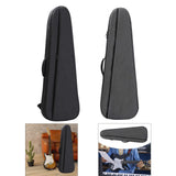 Electric Bass Bag Travel Stowable Shoulder Straps 30mm Padding Carrying Case Gray