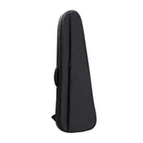 Electric Bass Bag Travel Stowable Shoulder Straps 30mm Padding Carrying Case Black