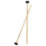 Maxbell 2 Pieces Glockenspiel Mallet Xylophone Mallet for Players Percussion Marimba black