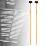 Maxbell 2 Pieces Glockenspiel Mallet Xylophone Mallet for Players Percussion Marimba black