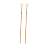 Maxbell 2 Pieces Glockenspiel Mallet Xylophone Mallet for Players Percussion Marimba yellow