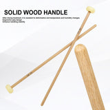 Maxbell 2 Pieces Glockenspiel Mallet Xylophone Mallet for Players Percussion Marimba yellow