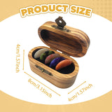Maxbell Guitar Pick Box Wooden Guitar Pick Case for Friends Guitarists Birthday Gift